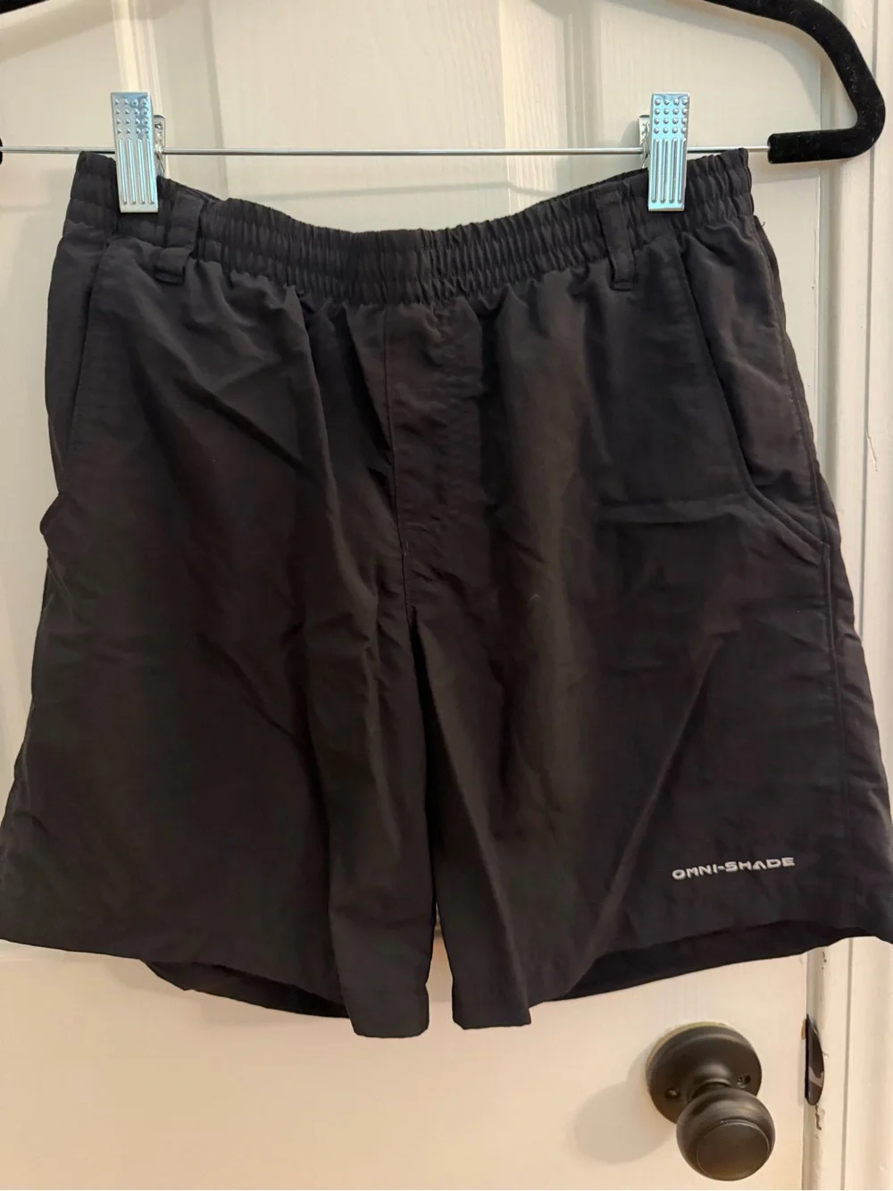 Boys Black Athletic Shorts
